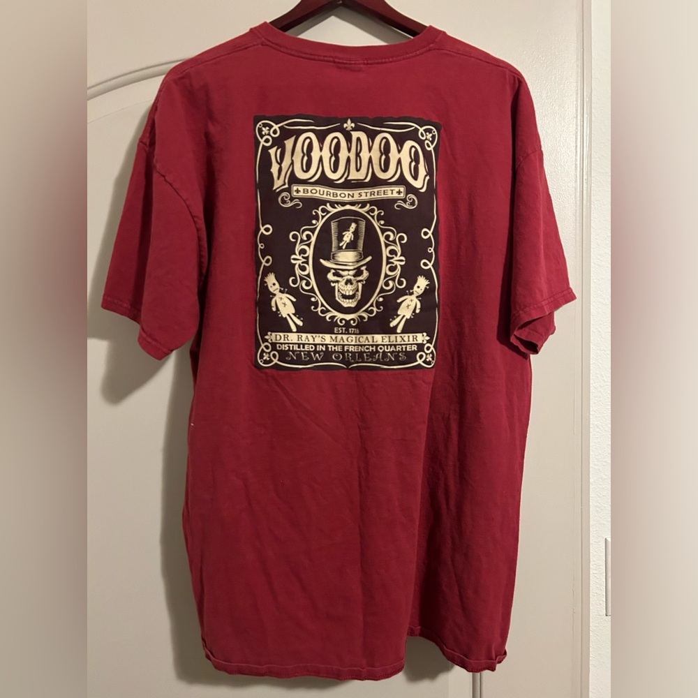 New Orleans voodoo graphic t shirt